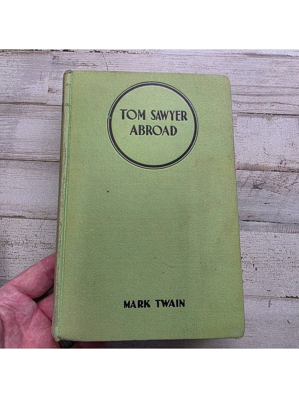 Tom Sawyer Abroad by Mark Twain - 1924 Vintage Hardcover Book
